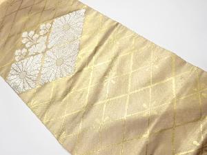 リサイクル　花菱模様織り出し名古屋帯